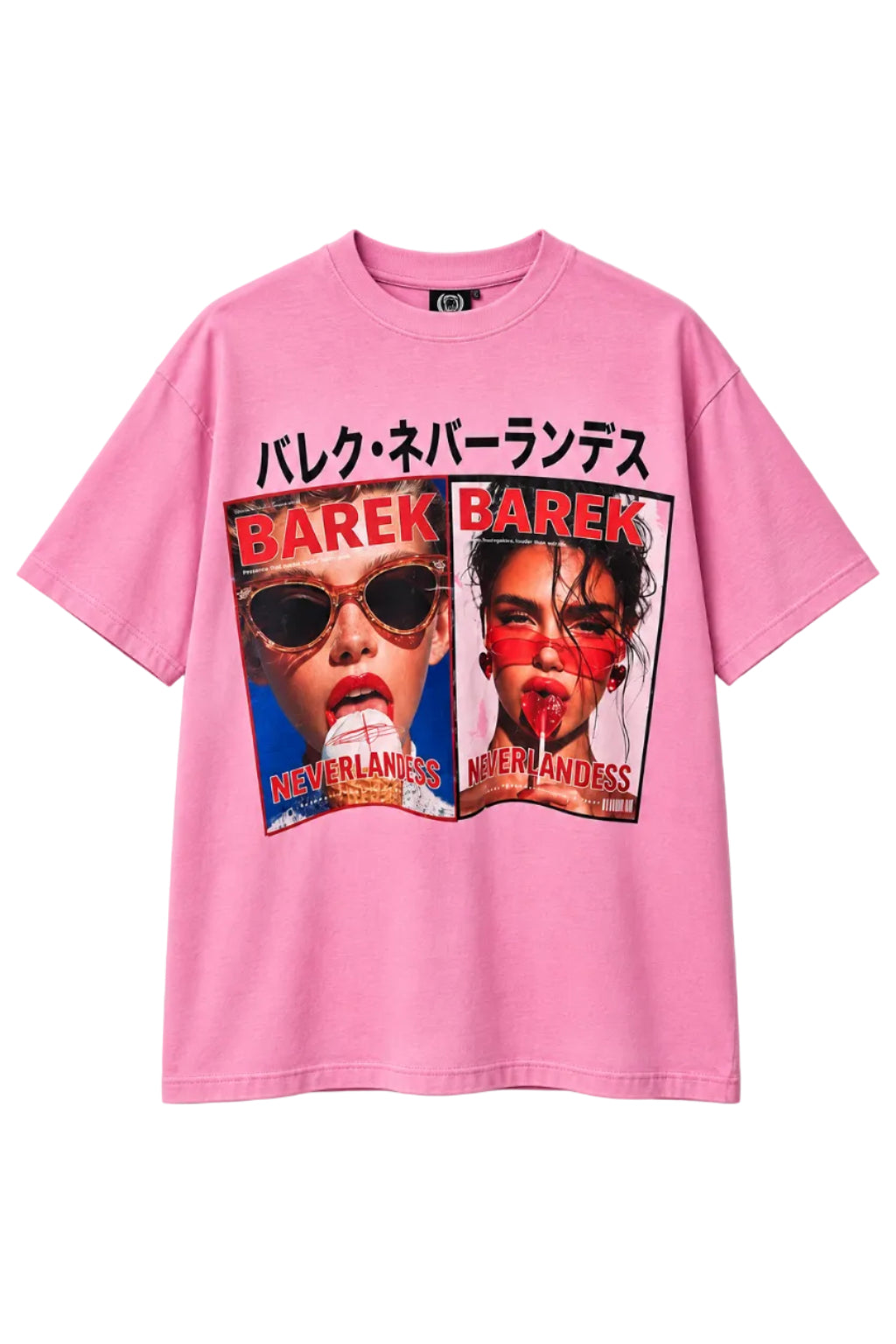 Barek Neverlandess London streetwear - Magazine Cover Tee unique designer fashion artwork