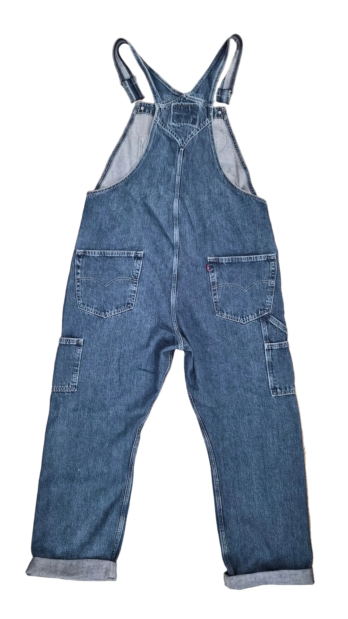 Barek Neverlandess London streetwear - "Cartoon" Customized Original Levi's Denim Overalls unique designer fashion artwork