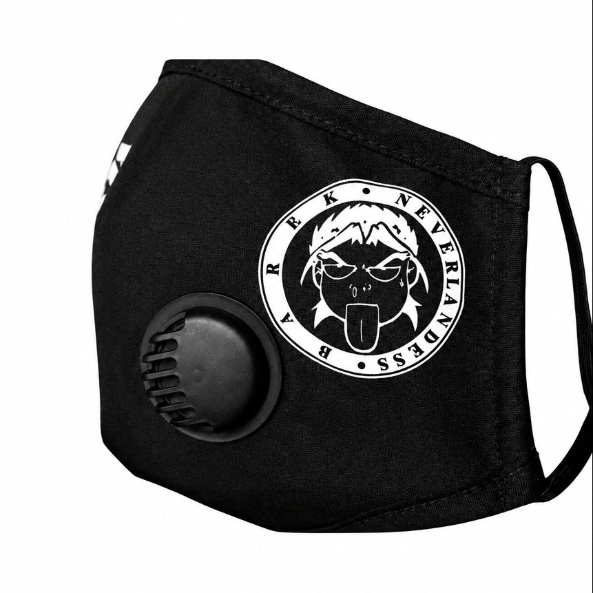Barek Neverlandess London streetwear - The "7-7 BRK" Face Mask Barek Neverlandess unique designer fashion artwork
