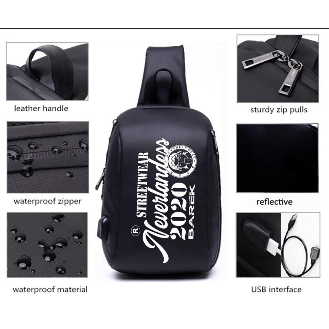 Waterproof Crossbody Bag Connected & Street-Ready