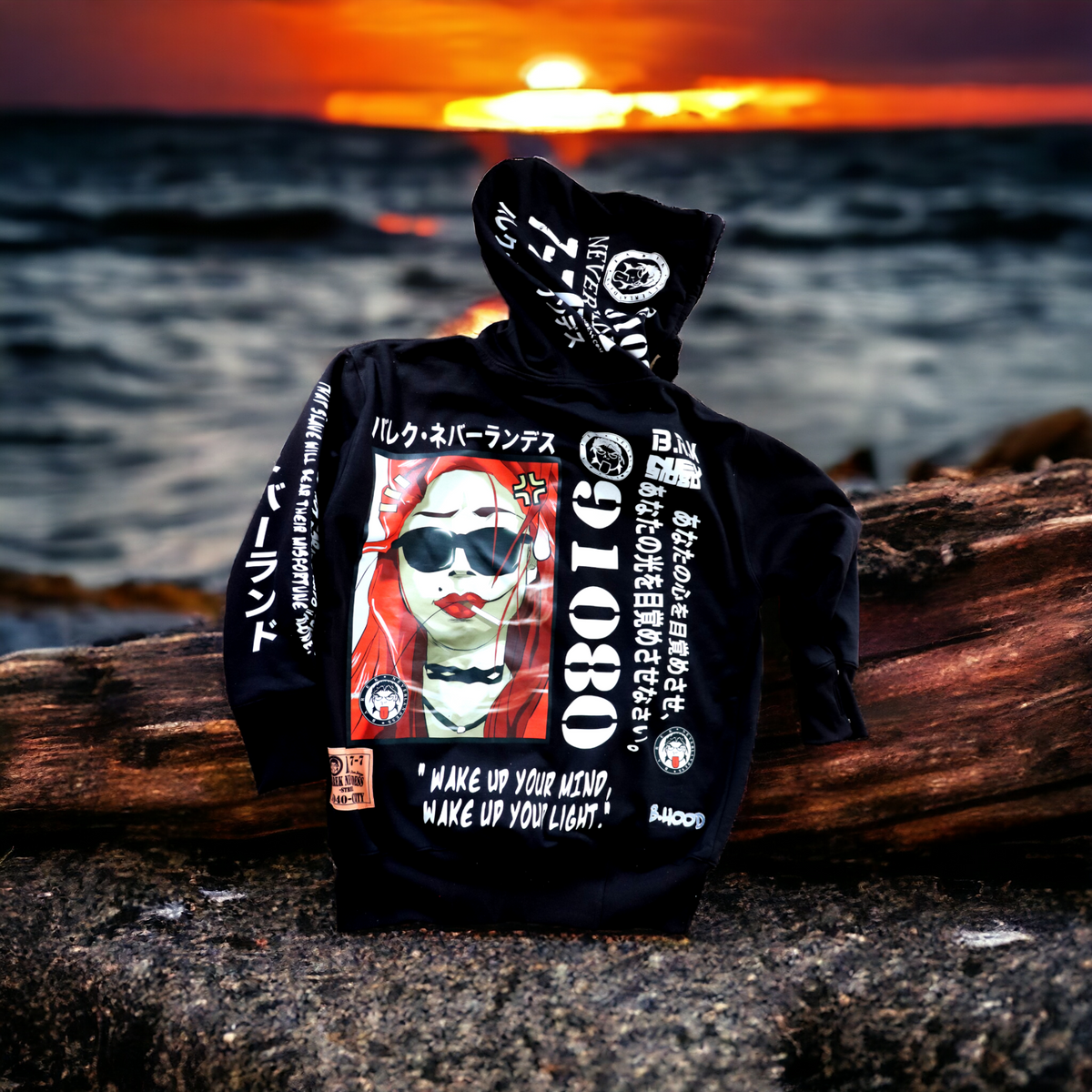 “Big Hood” 1.0 Oversized Black Hoodie