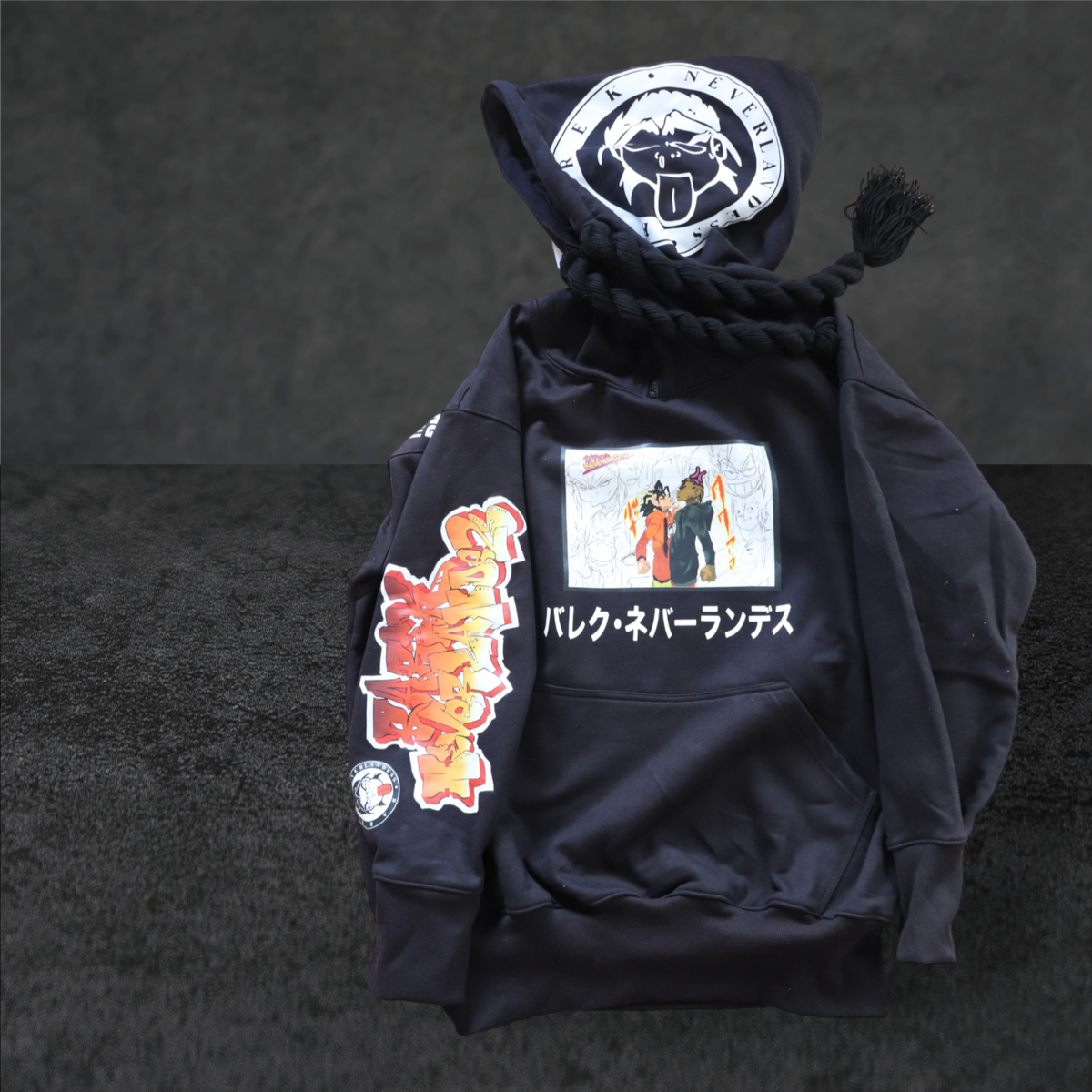 "Big Hood" 4.0 Oversized Black Hoodie