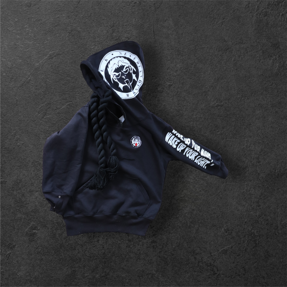 "Big Hood" 3.0 Oversized Black Hoodie