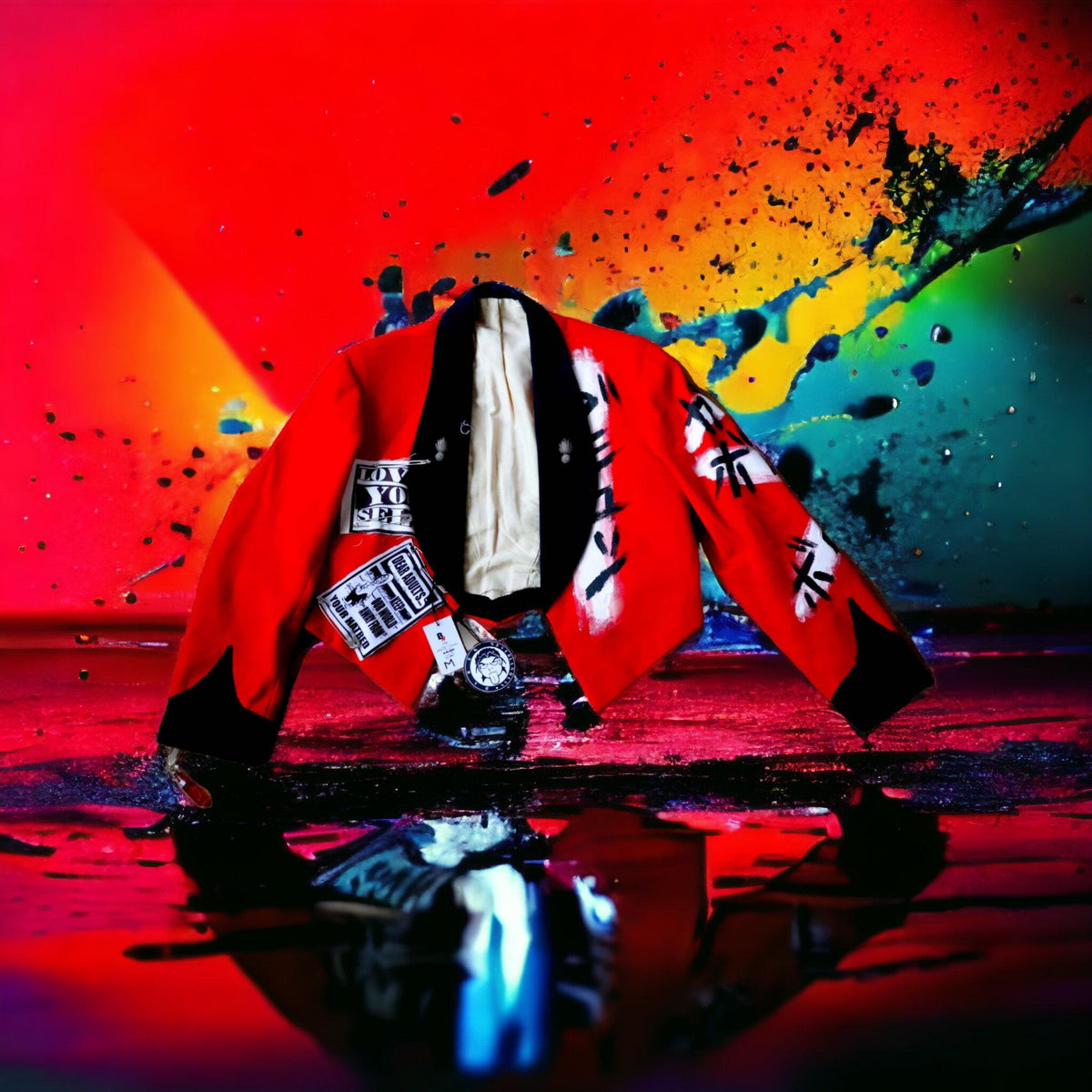 Lady Diana Customized Red Velvet Jacket