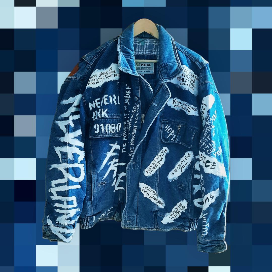 “Hope & Freedom” Customized Denim Jacket