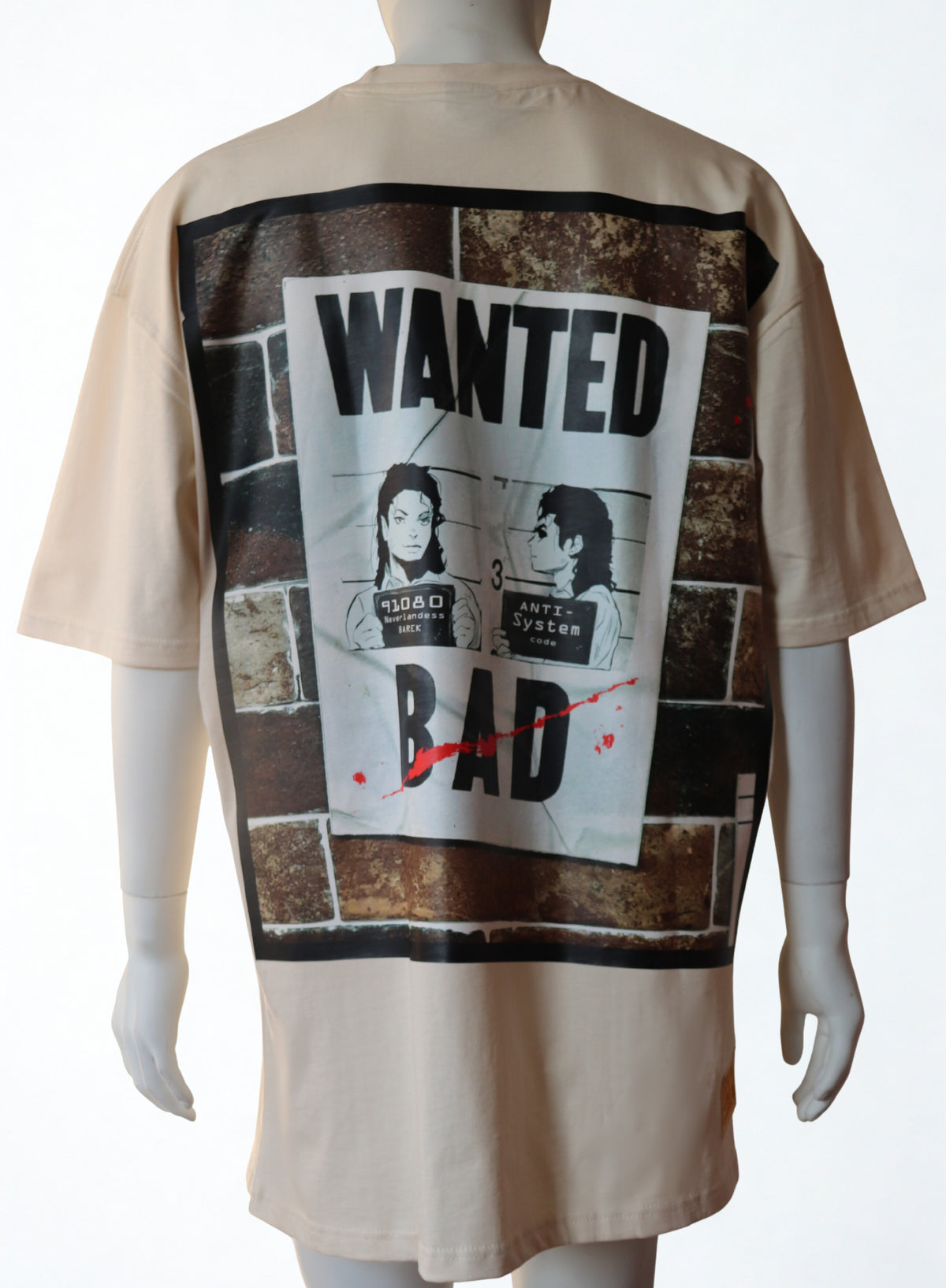 Oversized Sand T-shirt Cream color Edition