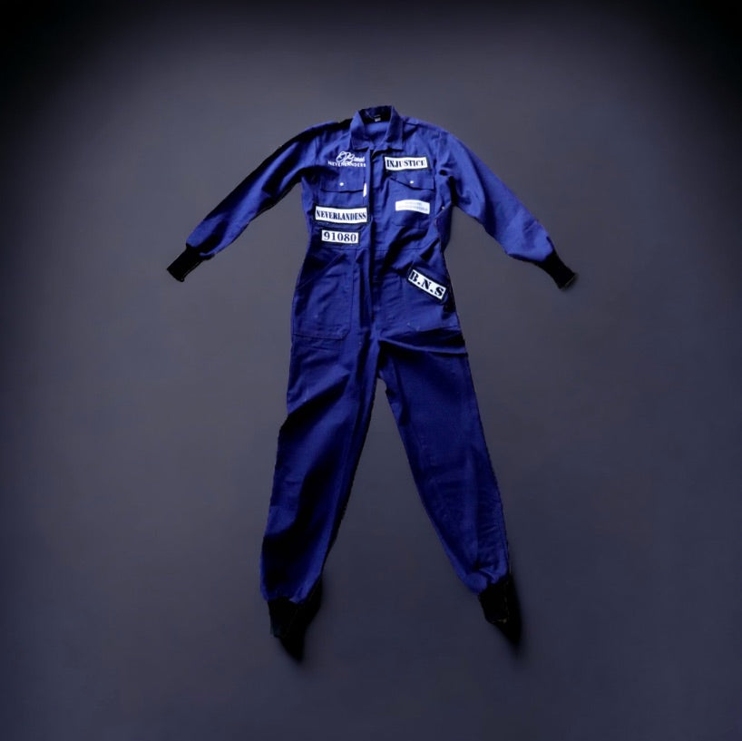 “Midnight Code” Oversized Navy Jumpsuit