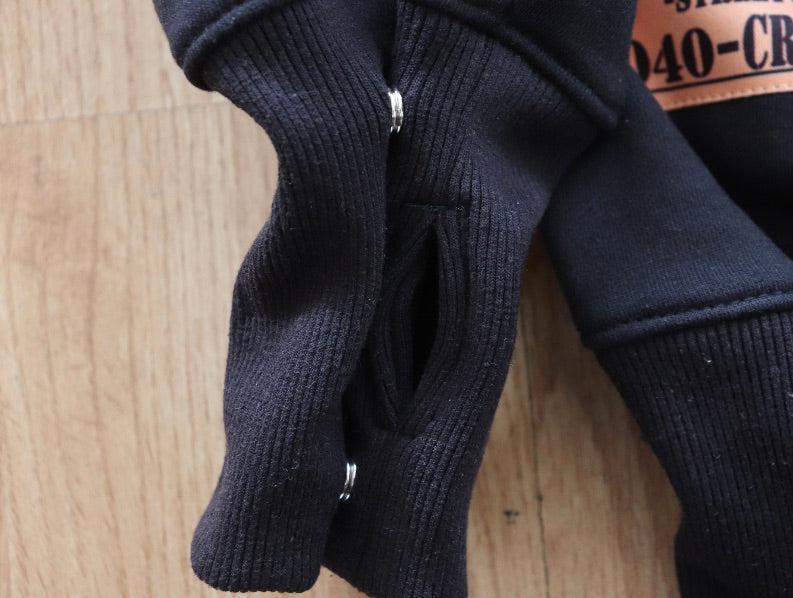"Big Hood" 3.0 Oversized Black Hoodie