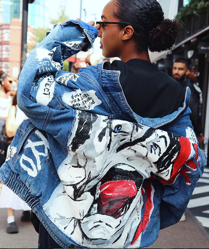 “Hope & Freedom” Customized Denim Jacket