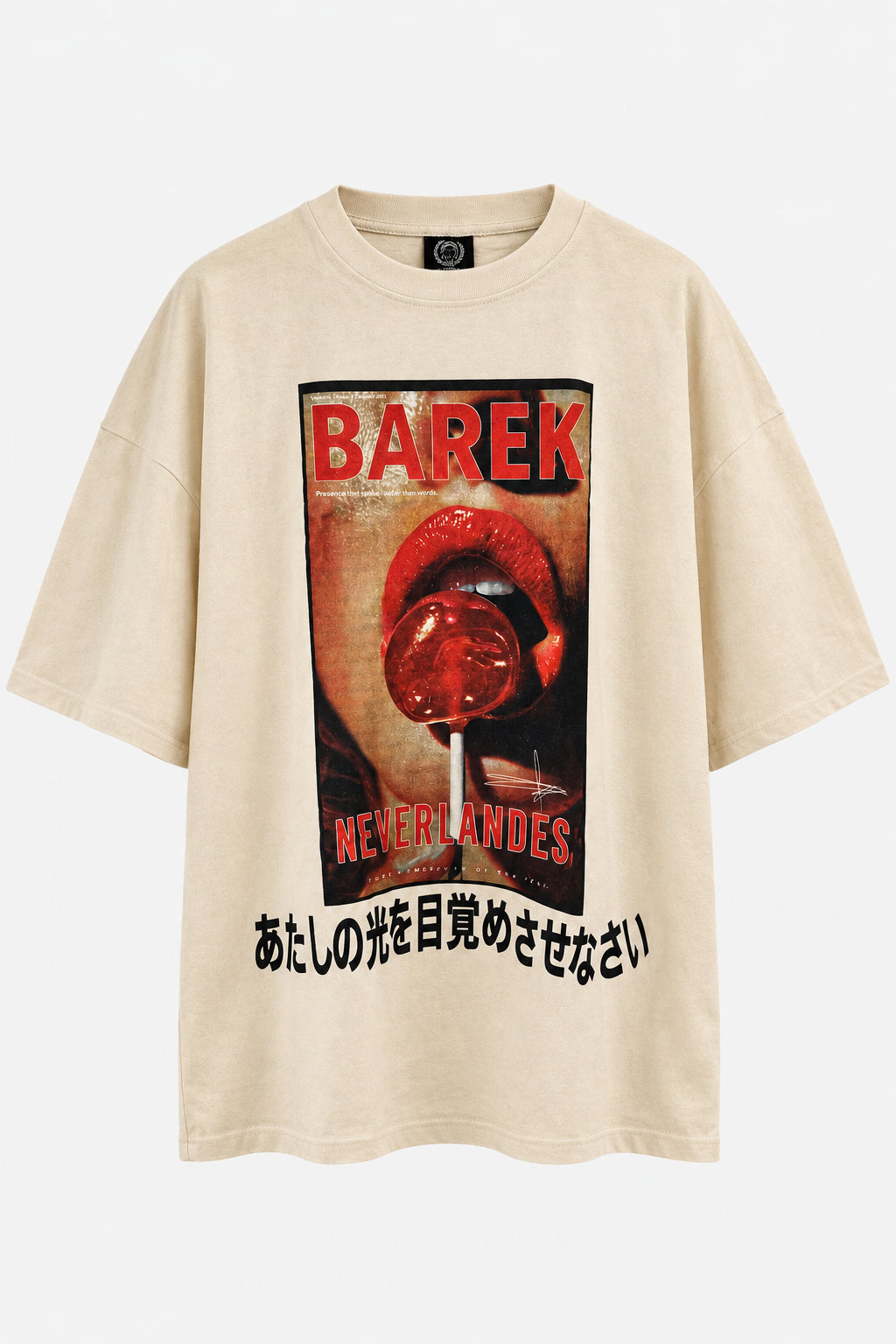 Barek Neverlandess London streetwear - Oversized T-shirt | Limited Edition unique designer fashion artwork