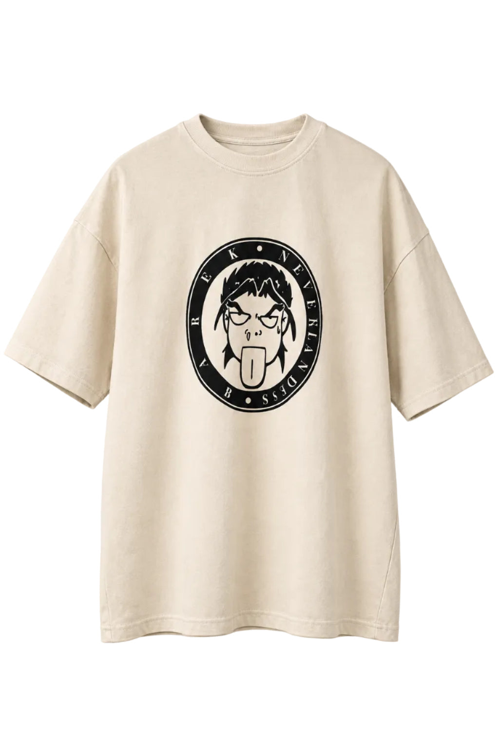 Barek Neverlandess London streetwear - Barek Neverlandess Logo | Oversized T-Shirt unique designer fashion artwork