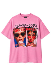 Barek Neverlandess London streetwear - Magazine Cover Tee unique designer fashion artwork