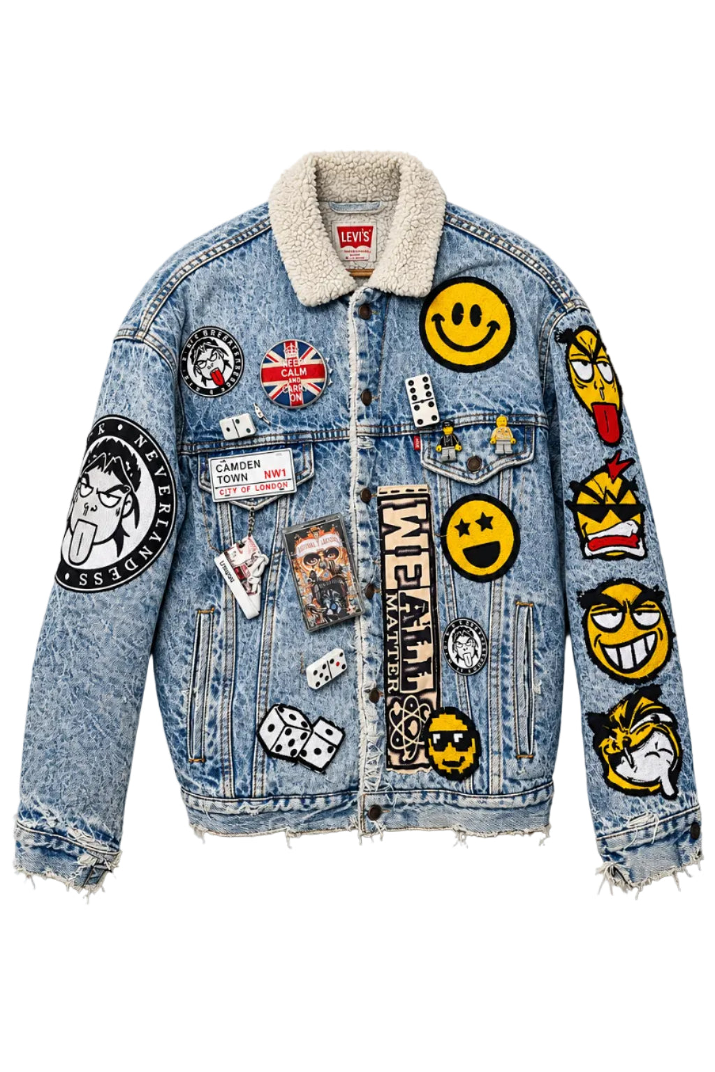 "Sneaky Guy" Customized Jacket – Levi’s Made in USA (One of One)