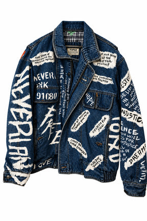 “Hope & Freedom” Customized Denim Jacket