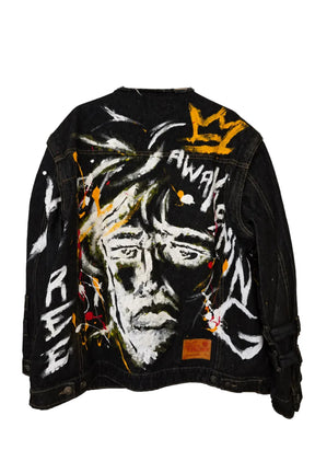 "Urban Ghost" Denim Jacket Oversized