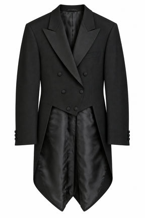 Long Tailcoat Blazer Black for Men