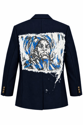 "Expressive Shades" Black Midnight Blazer