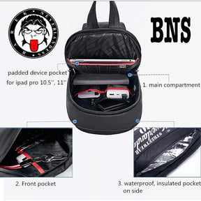 Waterproof Crossbody Bag Connected & Street-Ready