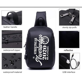 Waterproof Crossbody Bag Connected & Street-Ready