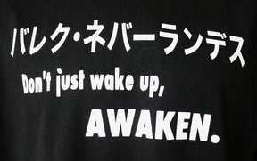 Oversized Black T-shirt  Awaken  Edition
