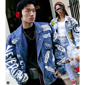 “Hope & Freedom” Customized Denim Jacket