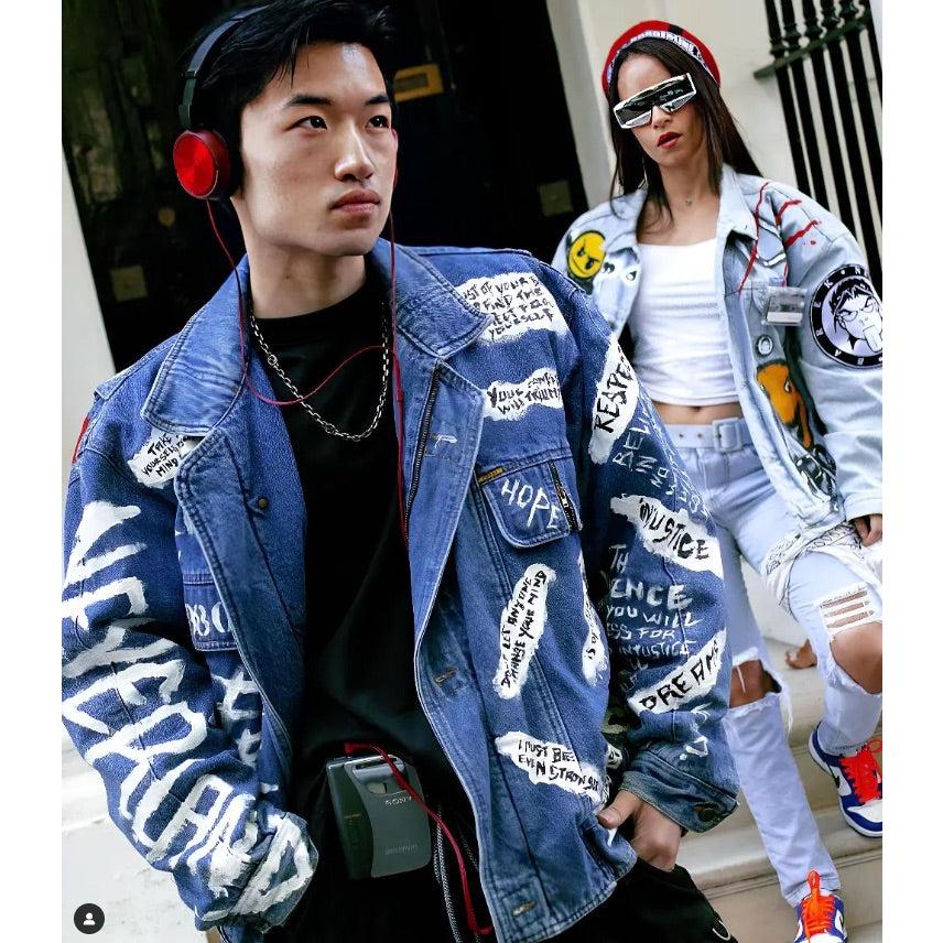 “Hope & Freedom” Customized Denim Jacket