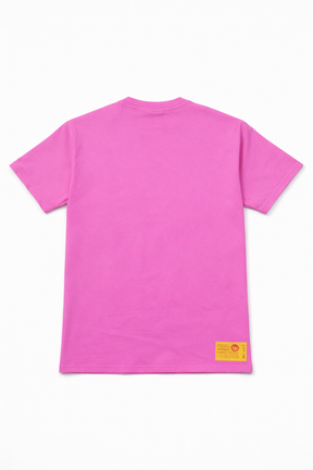 Barek Neverlandess London streetwear - T-SHIRT OVERSIZED BAREK NEVERLANDESS — Magazine Cover Tee • Rose Lavande unique designer fashion artwork