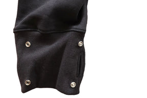 Barek Neverlandess London streetwear - "Big Hood" 4.0 Oversized Black Hoodie unique designer fashion artwork
