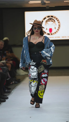 “Hope & Freedom” Customized Denim Jacket