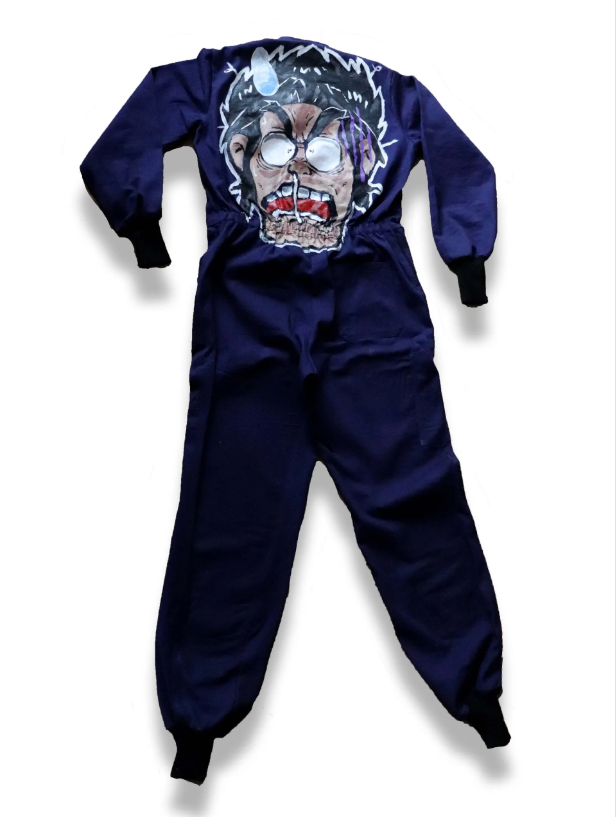 Blue Jumpsuit Customized